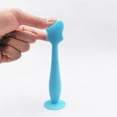 thumbnail image 2 of Baby Silicone Nappy Rash Applicator Spatula with Suction Cup Soft Brush for Bottom Care, 2 of 6