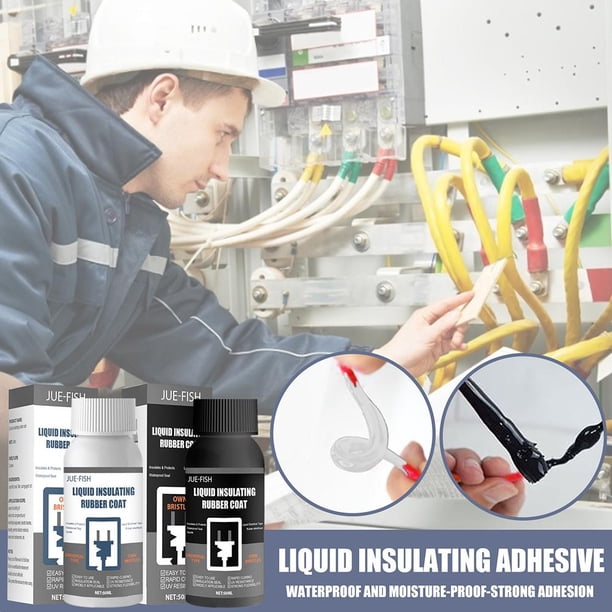 Sellador de tablero de lámpara impermeable líquido eléctrico de aislamiento de 50 ml negro Sywqhk Libre de BPA
