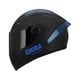 thumbnail image 1 of Casco Ghira Ghevolv Negro Mate Azul Cerrado Mica Humo azul S, 1 of 5
