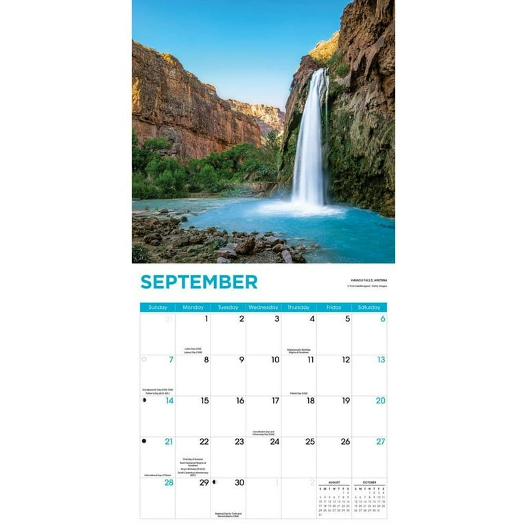 Carousel Calendars, National Wonders 2025 Wall Calendar