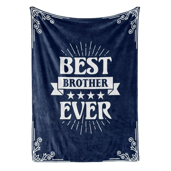 XZYG Brother Blanket Adult from Sister Bed Blankets Throws for Brothers for Birthday Christmas Best Brother Ever Fleece Blankets(30*40inch)