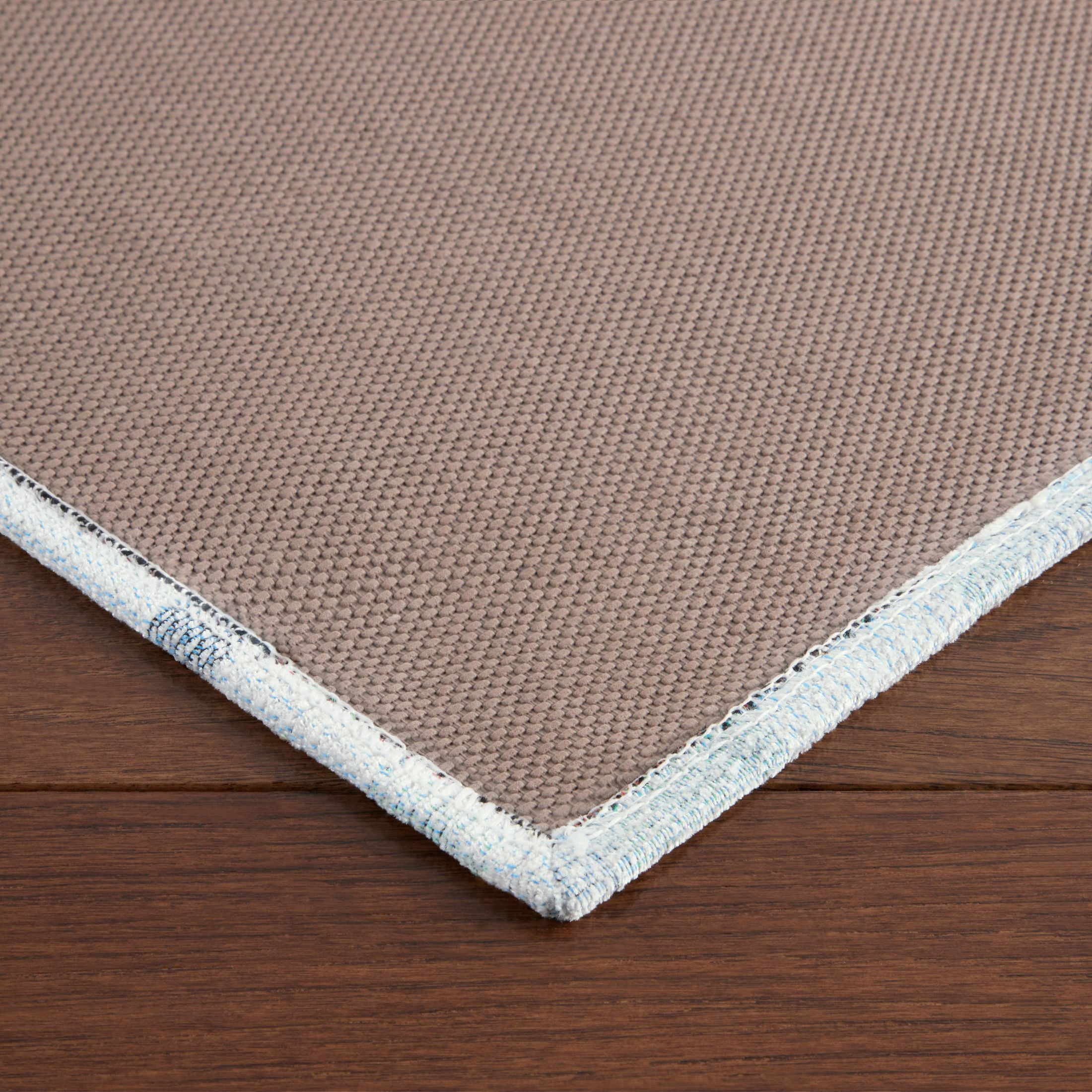 Martha Stewart Stella Owen Plaid Slip-Resistant Kitchen Mat Runner, Blue/White, 20"x50"