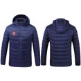 thumbnail image 5 of Heisall Womens Winter Coats 8-Zone Heating USB Smart Thermostat Electric Heating Detachable Hood Long Sleeve Thermal Warmth Padded Jackets, 5 of 5