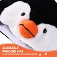 thumbnail image 5 of KAKOWELY 2 piezas de sombrero de pingüino para festival, sombrero de pingüino de peluche, sombrero de fiesta de cosplay, sombrero de actuación, 5 of 5