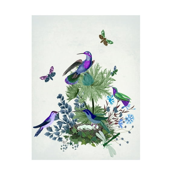 Fab Funky 'Tropical Birds Nest 1' Canvas Art