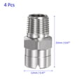 thumbnail image 5 of 4pcs 80 Degree Flat Fan Spray Tip 1.8mm Dia. 1/8BSPT Male Stainless Steel with Sealing Tape, 5 of 7