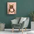 thumbnail image 3 of Canvas Wall Art - Christine Rotolo 'Animal Personality 3' Wall Art for Living Room, Bedroom, or Office Décor by Trademark Fine Art - 14 x 19 Inches, 3 of 4