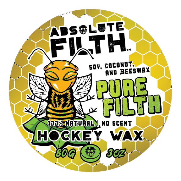 Absolute Filth - Pure Filth Hockey Wax - Premium Hockey Stick Wax for Maximum Grip & Protection