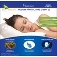 thumbnail image 1 of Protectores De Almohada Impermeables Tamaño Queen (Juego De 2) - Funda De Almohada Hipoalergénica Con Cremallera Funda A Prueba De Polvo Y Alérgenos, 1 of 5