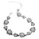 thumbnail image 3 of Pulsera de flores Pulsera para niñas Pulsera de metal Pulsera floral Pulsera para mujeres, 3 of 7