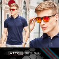 thumbnail image 3 of ATTCL Male Retro Driving Polarized Sunglasses for Men Al-mg Metal Frame Ultra Light, 3 of 6