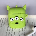 thumbnail image 1 of AirPods Case Cute Cartoon 3D, GMYLE Silicone Protective Shockproof Earbuds Case Cover Skin Lovely Characters Compatible for Apple AirPods 1 & 2 (Toy Story Alien), 1 of 2