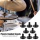 thumbnail image 3 of Juego de fundas para platillos de batería Accesorios de percusión de repuesto Fundas para platillos de batería Soporte con base de brida JShteea El nuevo, 3 of 7