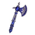 thumbnail image 1 of Axe Brooch Pin Vintage Tomahawk Pin Shiny Rhinestone Brooch for Female Male, 1 of 6