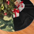 thumbnail image 2 of Falda para árbol de Navidad Ba-Pe, suave y divertida, collar para árbol de Navidad, decoración navideña de estilo rústico, 36", 2 of 4