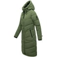 thumbnail image 2 of Marikoo Women's Knee-Length Quilted Winter Jacket with Hood - Benikoo, 2 of 9