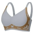 thumbnail image 2 of Womens Soft Wireless Bras， Comfortable Without Underwire Bralettes， Full Cup Seamless Everyday Bras, 2 of 9