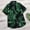 O-Green, variant on 2025 Men's Casual Striped Hooded Mens Printed Button Down Shirts Muslim Robe Long Sleeve Men's Long Sleeve Button Down Shirts Half Zipper Jubba Thobe