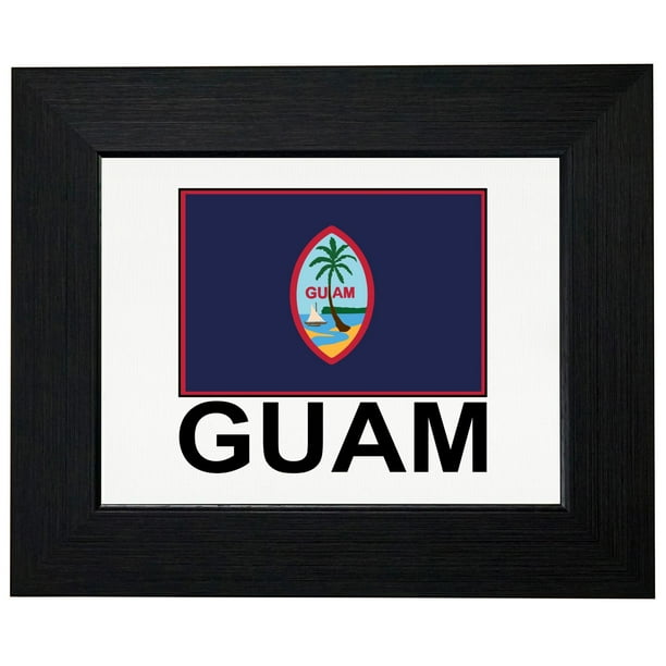 Download Guam Flag - Special Vintage Edition Framed Print Poster ...