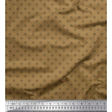 Soimoi Cotton Duck Fabric Small Motif Shirting Print Fabric by Yard 42 Inch Wide