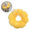 thumbnail image 5 of Cat Recovery Collar Sunflower Shape Soft Stuffed Neck Cone Adjustable Anti-Bite Lick Wound Healing Safety Collar After Surgery, 5 of 7