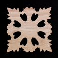 thumbnail image 5 of Compatible With1x Rubber Wood Carved Onlay Applique Diy Decor #b:15*15cm, 5 of 5