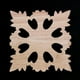 thumbnail image 5 of 1x apliques de madera de caucho tallados decoración artesanal # b: 15*15cm, 5 of 5