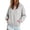 Grey, variant on Arlun Zip up Hoodies for Women 2026 Fall Winter Full Zipper Casual Long Sleeve Sweatshirt Jackets Plus Size Loose Soft Cozy Pure Color Basic Warm Outerwear with Pockets Yellow XL