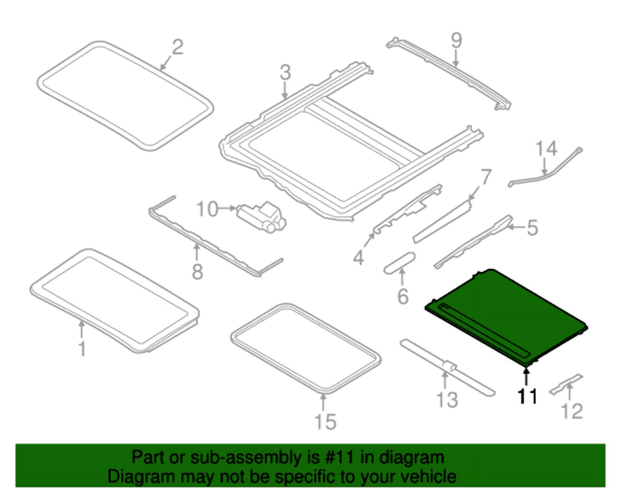 New Genuine BMW Supended Headliner (2012-2020) OE 54107321797 ルイヴィトンバンドー