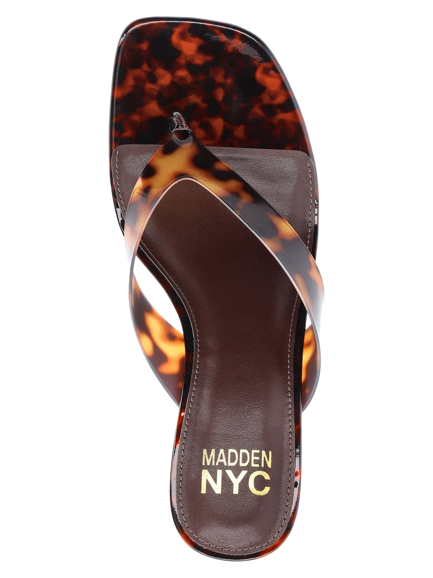 Madden NYC Women's Lucite Thong Sandals