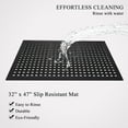 thumbnail image 6 of A1HC Indoor Outdoor Mat, Front and Back Entrance Welcome Mats, Large Front Door Patio Mats 32X47 Inches, Non-Slip Easy Clean Entrance Washable Large Size Doormats, Black, 6 of 8