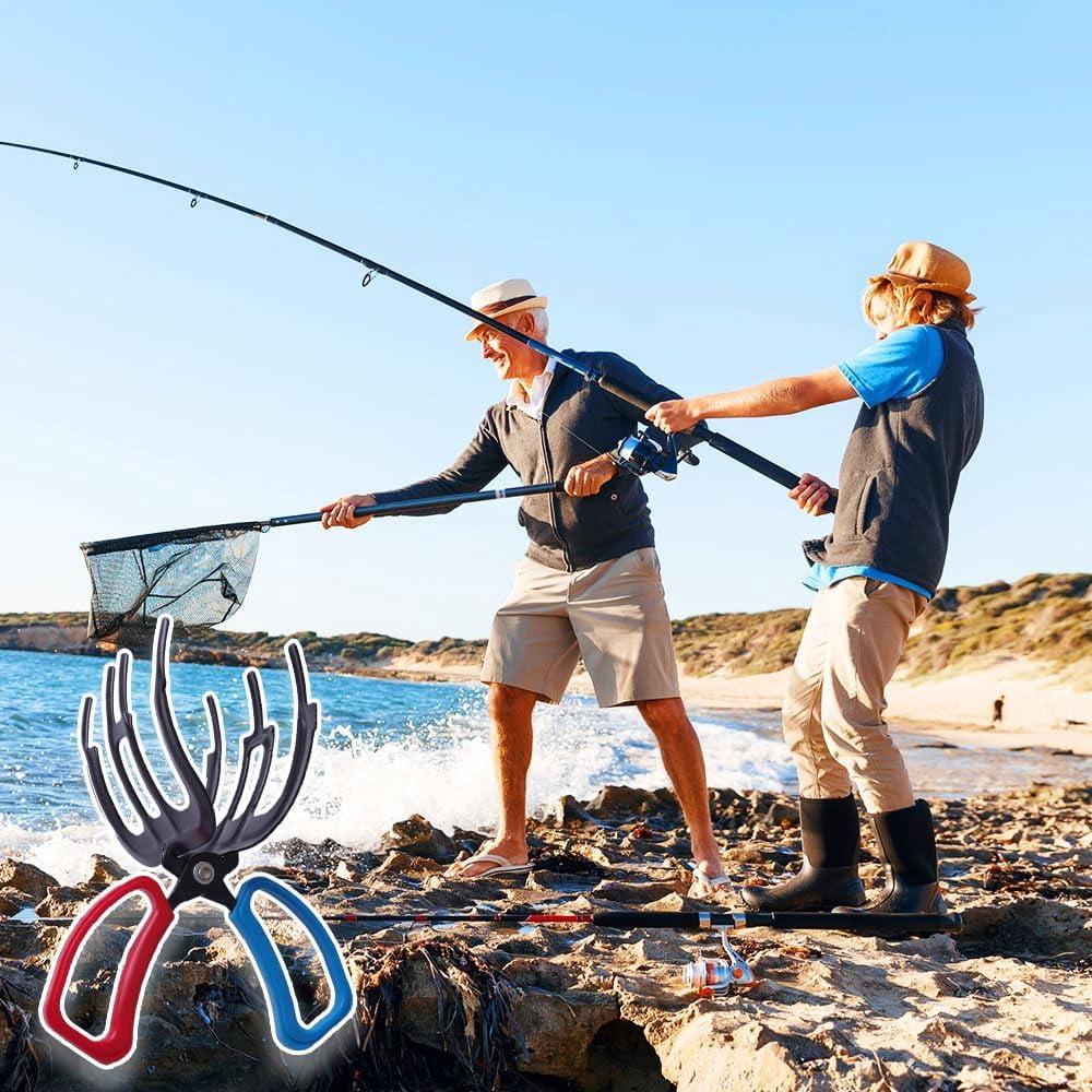 3 Claw Fish Gripper, Fishing Pliers Gripper Metal Fish Control Clamp Claw, Claw Fish Gripper Fish Pliers Fish Grabber Fish Grip Tackle Tool Control Forceps Fishing Accessories