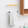 thumbnail image 4 of Worallymy Estante para zapatillas de baño colgador de zapatos montado en la pared organizador soporte para colgar toallas estante de almacenamiento azul Worallymy JD735806144, 4 of 7