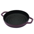 thumbnail image 4 of Horno para pan Flavehc de hierro fundido de 25 cm con tapa domo magenta, 4 of 9
