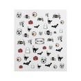 thumbnail image 2 of Momihoom Halloween Nails Art Stickers Pumpkin Nail Art Luminous Stickers Decals Cute Ghost with Skull and Cat Design Mixed Pattern 3D Self Adhesive Decals Nail Art Decoration Charms, 2 of 6
