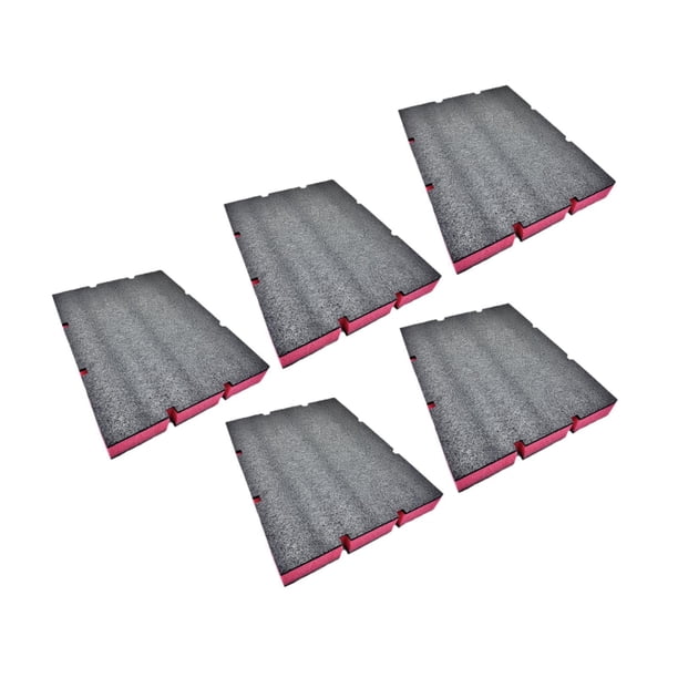 5 insertos de espuma para caja de herramientas, protector de acolchado de espuma para hombres y mujeres, regalos y almacenamiento 405 cm x 305 cm x 25 cm