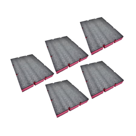 Nishiyuenyi 5 Pieces Tool Box Foam Inserts Gifts for Model Making Packaging DIY Projects 40.5cmx30.5cmx5cm