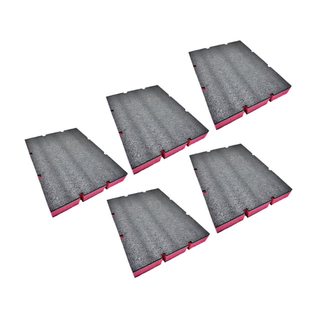 5 piezas de insertos de espuma para cajas de herramientas, láminas de espuma, insertos para cajas de almacenamiento para hombres 405 cm x 305 cm x 5 cm