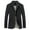Black, variant on Men's Long Sleeve Blazer Jacket Cotton 3 Button Vintage Fall Casual Sports Coat Classic Notch Collar Fashion Suit Coat Army Green Medium