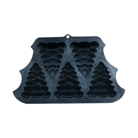 

XFLWAM Christmas Chocolate Cake Ice Mould Tray Bakeware Mold Candy Silicone