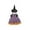 Purple C, variant on Konghyp Halloween Doll Costume Set, 18 Inch Doll Accessories, Witch Hat & Dress, Fun Dress-Up for Dolls, Halloween Dress-Up Outfit, Creative Matching Play