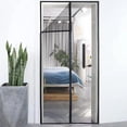 thumbnail image 4 of Mistaha Polyester Magnetics Screen Door Fly Insects Screen Door Net Screen Curtain Full Frame Adhesive, 4 of 8