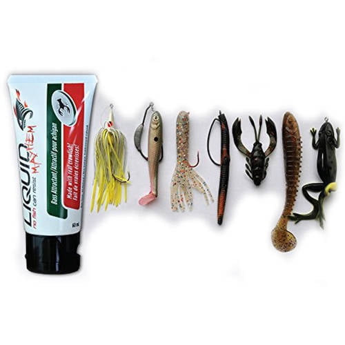 Liquid Mayhem Pike, Musky, and Panfish Scent Gel, Red, 2 oz