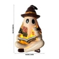 thumbnail image 2 of Halloween Ghost Decorative Light, Vintage Ghost Reading Book Lamp,  Cute Ghosts Night Light for Mantle Desk Tabletop Reading Nook Library Decor, 2 of 6