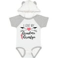 thumbnail image 3 of Inktastic I Love My Grandma and Grandpa Heart and Arrows Boys or Girls Baby Bodysuit, 3 of 5
