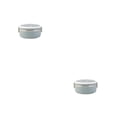 thumbnail image 2 of Billuyoard Fiambrera redonda portátil, contenedores de almacenamiento de alimentos frescos de una sola capa, cajas Bento resistentes al calor Gris 2piezas, 2 of 6