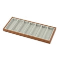 thumbnail image 1 of MERIGLARE Glasses Display Box 7 Slots Eyeglasses Storage Box for Drawer Desktop Closet Inner Grey, 1 of 9