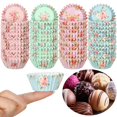 thumbnail image 1 of Sunnyray 600 Piezas Revestimientos Florales de Mini Cupcakes para Hornear Envoltorios para Cupcake de Flores de Acuarela Mini Horneado de Cupcakes de Fiesta de T&eacute; para Decoraci&oacute;n, 1 of 7