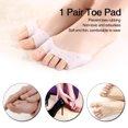 thumbnail image 3 of 1 Paire de Coussinets d'Orteils Coussins avant-Pied Protecteur d'Orteils Protection du Pied, 3 of 3