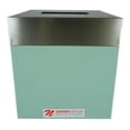 thumbnail image 2 of Porta Pañuelos Desechables Acero Inoxidable PVC Verde Namaro Design BA-436195, 2 of 2